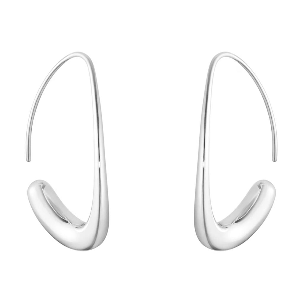 Sterling Silver Offspring Open Earhoops