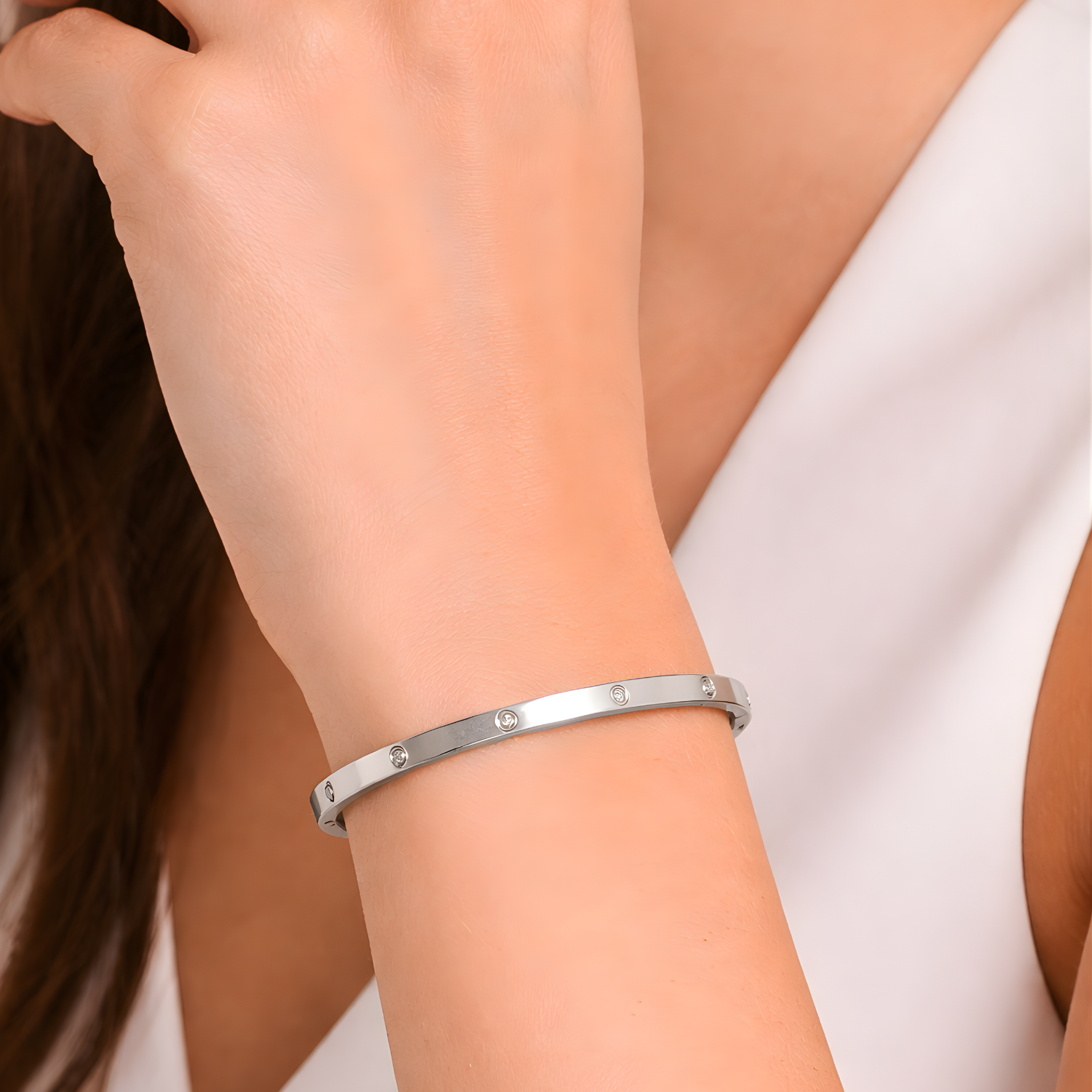 Noir Stud Bangle - Image 4